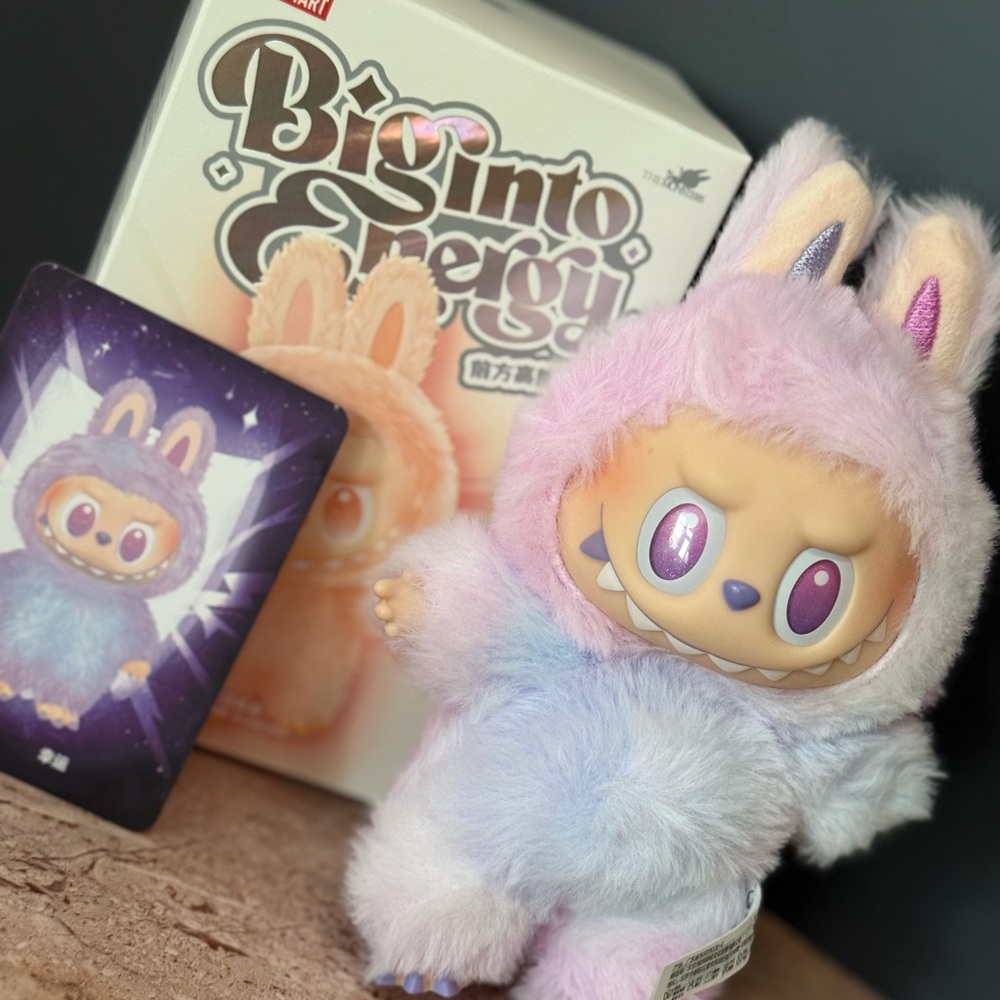 New Pop Mart Big Into Energy Vinyl Plush LUCK